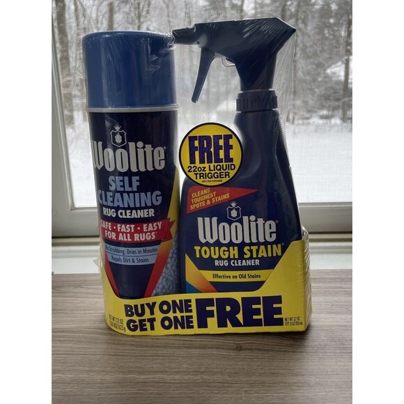 Vintage Woolite 2 Pack Rug Cleaner Self Cleaning Tough Stain Sealed 1994 - Picture 7 of 8